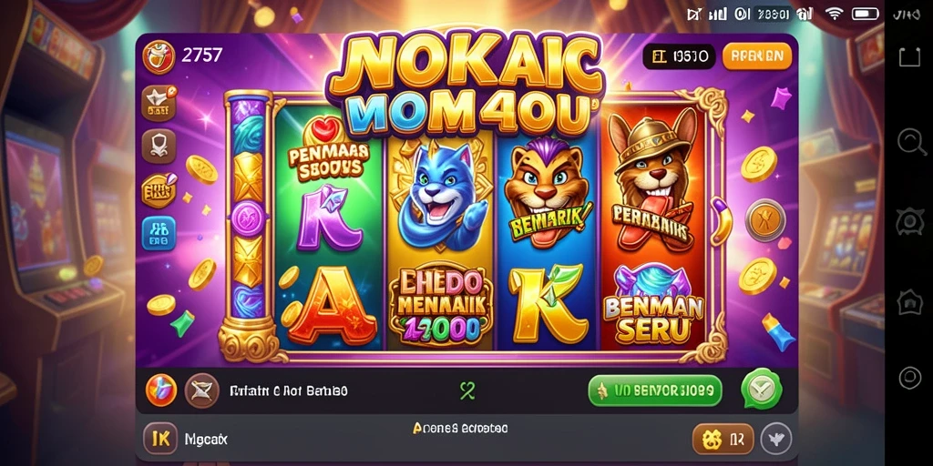 Tampilan gameplay Slot yang menarik dan penuh warna dari 2757.
