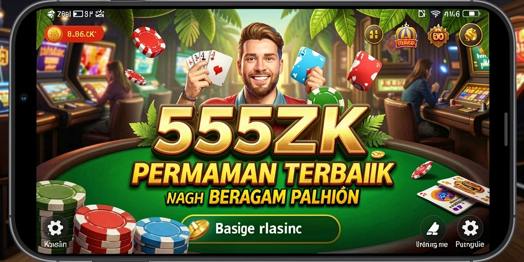 Tampilan menarik dan gameplay seru di 555ZK.