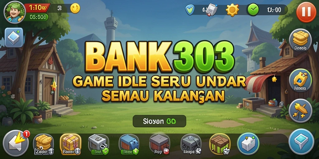 Tampilan gameplay BANK303 yang menarik dan penuh warna.