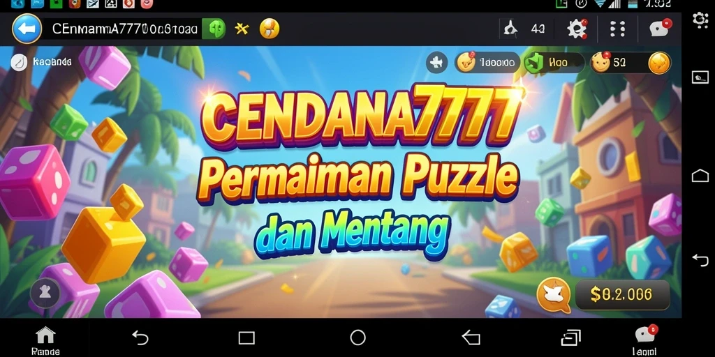 Tampilan gameplay menarik dari CENDANA777 dengan tantangan puzzle.