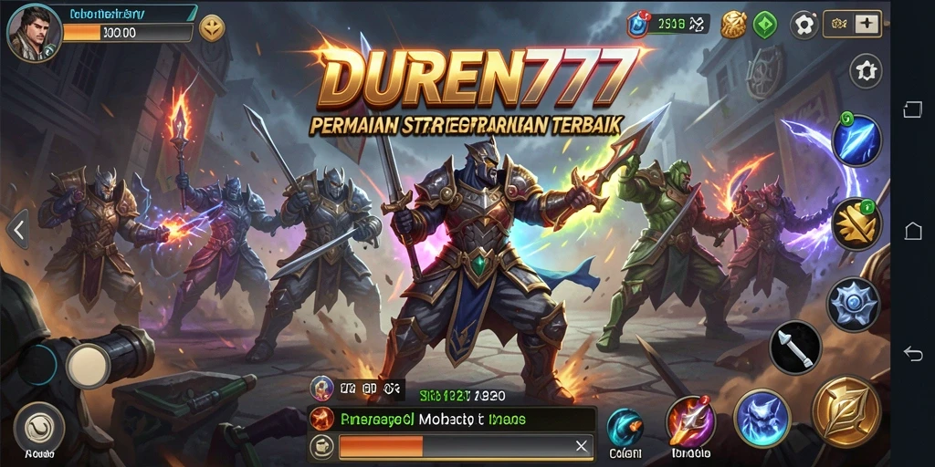Tampilan gameplay DUREN777 yang menegangkan dan dinamis.