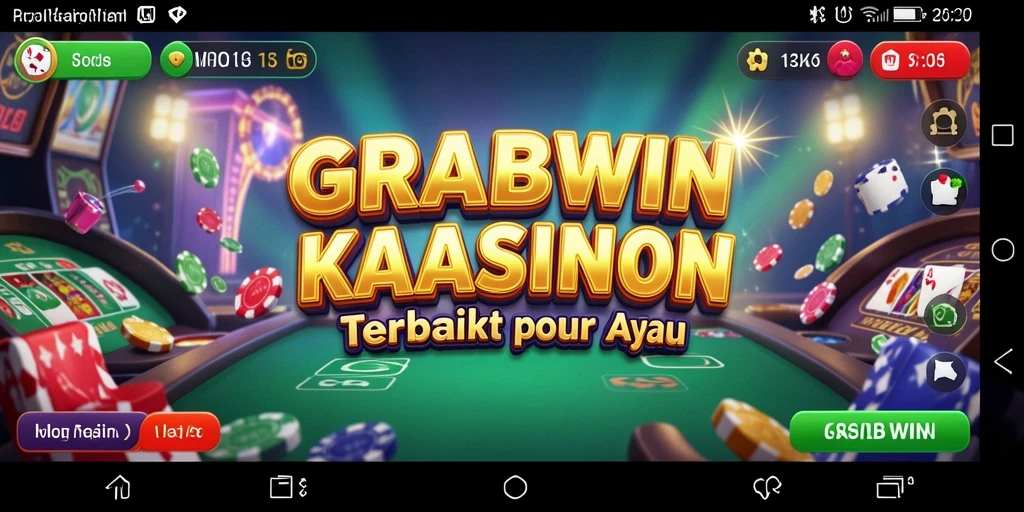 Tampilan gameplay menarik dari aplikasi kasino GRABWIN.