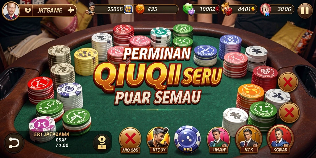 Screenshot gameplay QiuQiu yang menarik di JKTGAME.
