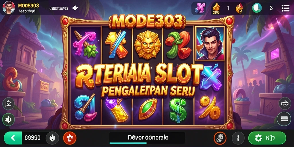 Screenshot utama MODE303 yang menampilkan gameplay Slot yang menarik dan mengasyikkan.