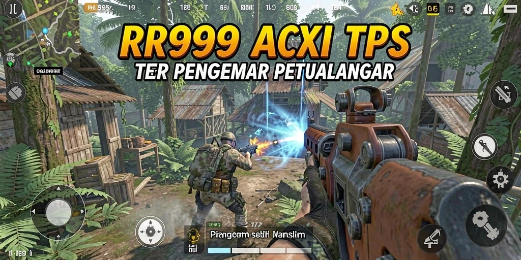 Tampilan gameplay mendebarkan dari RR999 dalam pertempuran TPS.