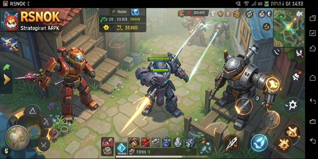 Tampilan gameplay menarik dari RSNOK menunjukkan aksi strategis yang mendebarkan.